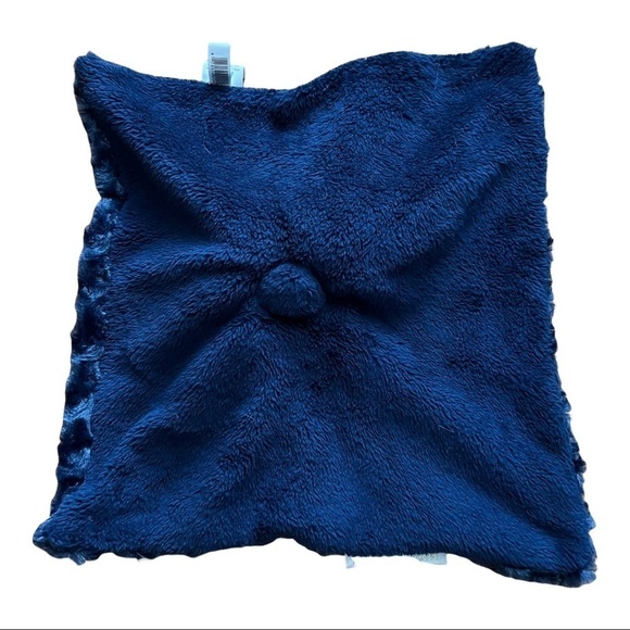 Blankets and Beyond Lovey Security Blanket Plush Teddy Bear Blue - Picture 3 of 8